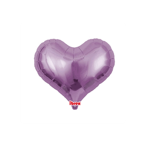 Ibrex Metallic Lavender 14" Heart Foil Balloon