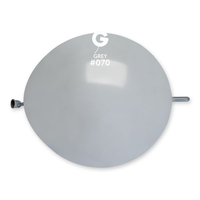 Gemar 50 Pack Latex Balloons Glink Grey 13