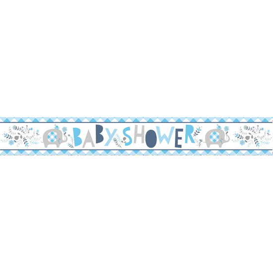 Unique Banner Baby Shower Blue 9ft