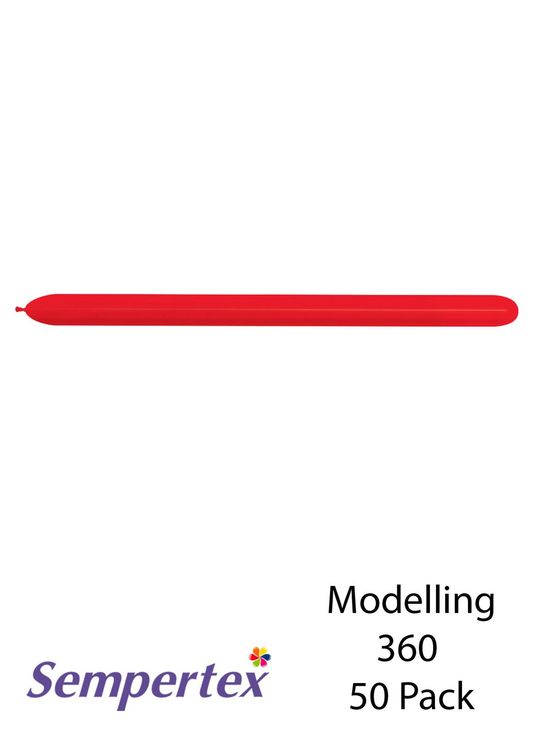 Sempertex Fashion Red 360 Modelling Latex 50pk