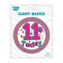 Big Badges Age 11 Female 6pk