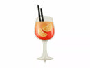 PartyDeco Orange Drink 39" Foil Balloon