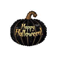 Black Pumpkin 11" Foil Balloon