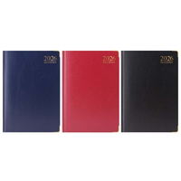 Diary A4 WTV Padded Casebound Gilt 2027 5pk