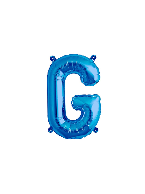 Northstar Foil Balloon Blue 16" Letter G