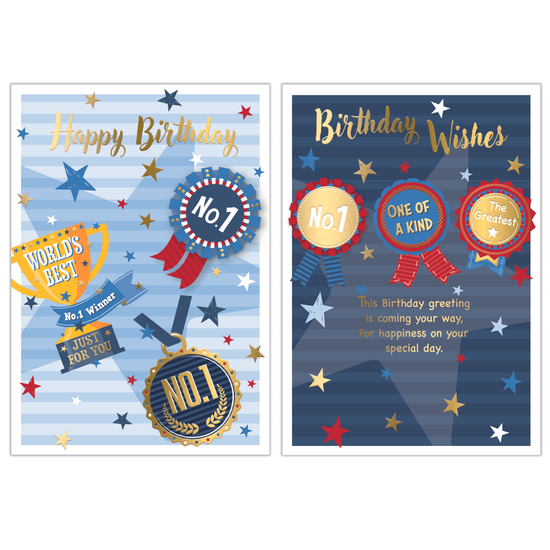 Poppyhill 12 Pack Cards C50 Birthday Open