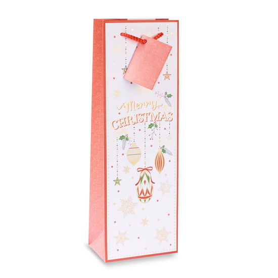 12pk Bottle Gift Bags Text