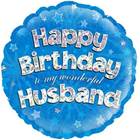 Oaktree Husband Blue 18" Foil Balloon