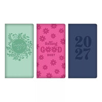 Diary Slim WTV Bright Embossed PU 2027 18pk
