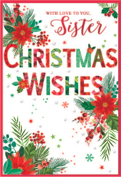 Simon Elvin 6 Pack Cards C50 Christmas Sister