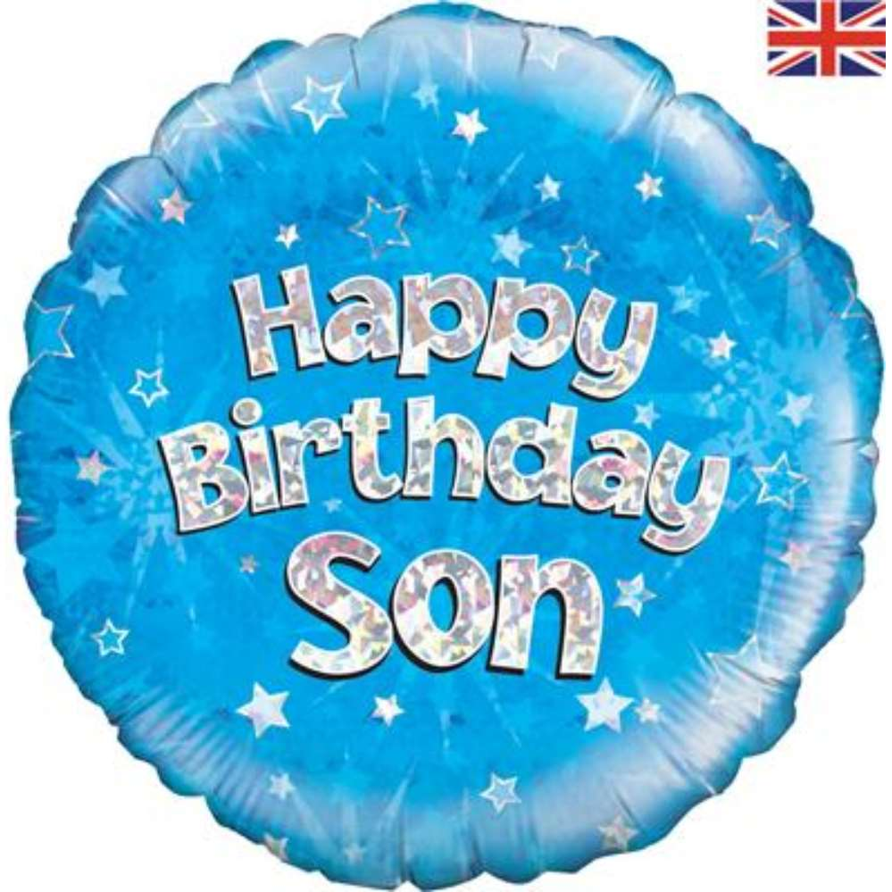 Oaktree Son Blue 18" Foil Balloon