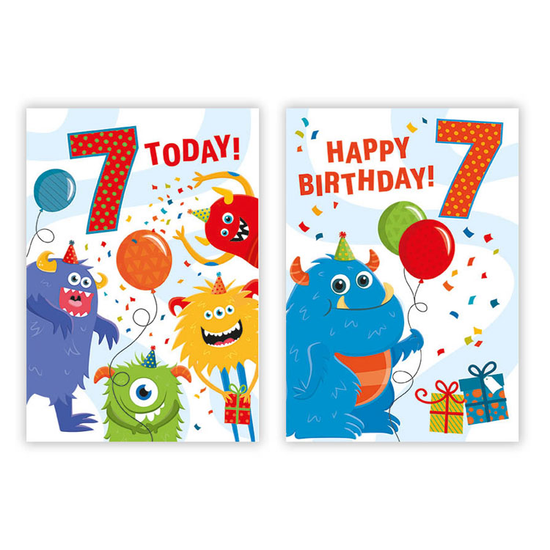 Poppyhill C50 Birthday Age 7 12pk