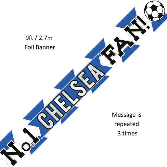 Sensations Banner No.1 Chelsea Fan 9ft