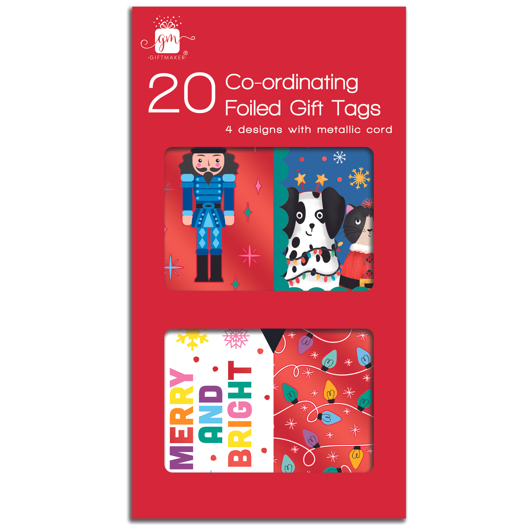 IG Design Group 20 Pack Gift Tags Novelty
