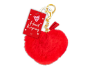 Gem Imports Keyring Plush Heart