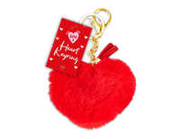 Gem Imports Keyring Plush Heart