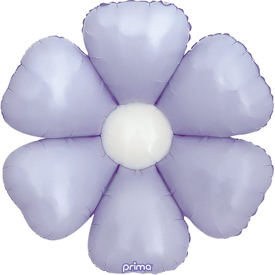 Foil Balloon 34" Shape Pale Lavender Daisy