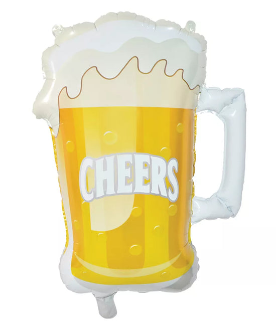 Beer Glass Cheers 30" Foil Balloon