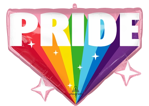 Anagram Foil Balloon Burst Of Pride 26