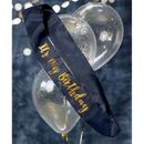 Alandra Satin Sash It's My Birthday Navy