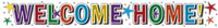 Tiger Feet 6 Pack Banner Welcome Home 2.6M