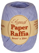 Eleganza Paper Raffia Ribbon Lavender 8mm x 30M