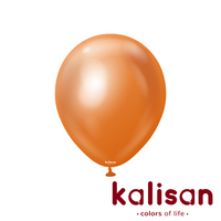 Kalisan Mirror Copper 12" Latex Balloons 50pk