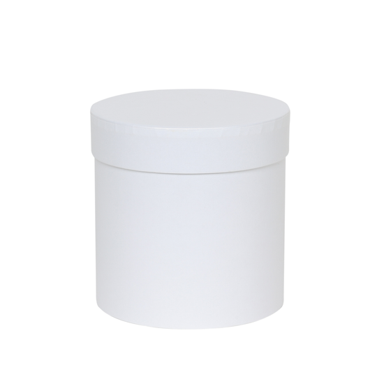 APAC Hat Box Pearl White 13x14cm