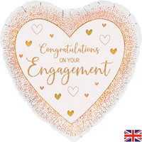 Engagement Rose Gold 18" Foil Balloon