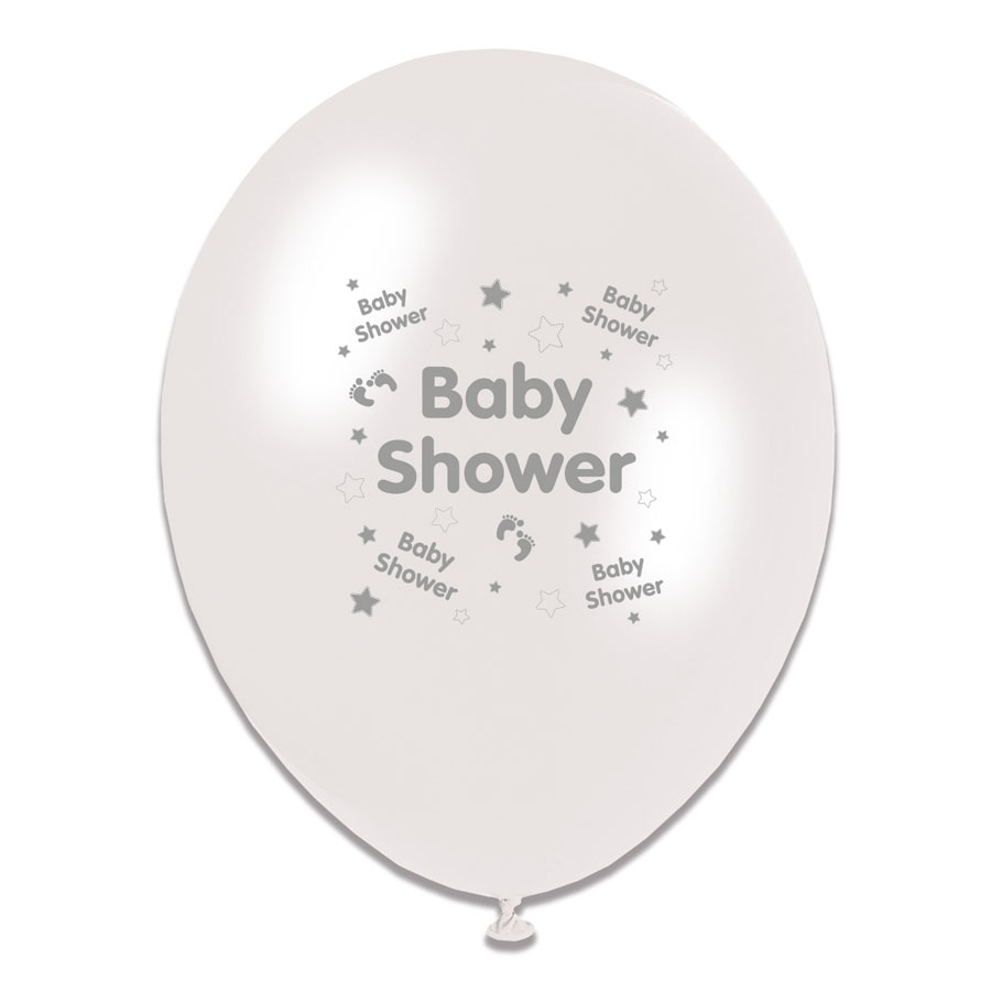 6 x 8pk Latex Balloons Baby Shower