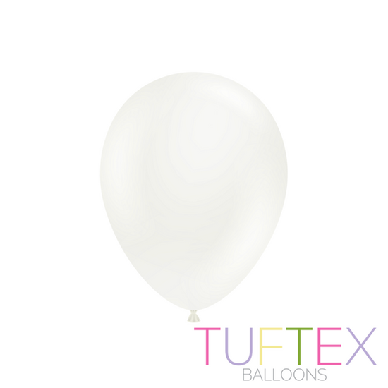 Tuftex Standard White 11" Latex Balloons 100pk