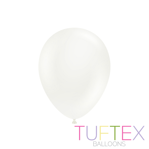 Tuftex Standard White 11" Latex Balloons 100pk
