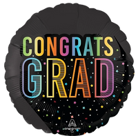 Anagram Foil Balloon Satin Cosmic Grad 18