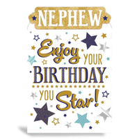 Prelude Platinum C75 Birthday Nephew 6pk