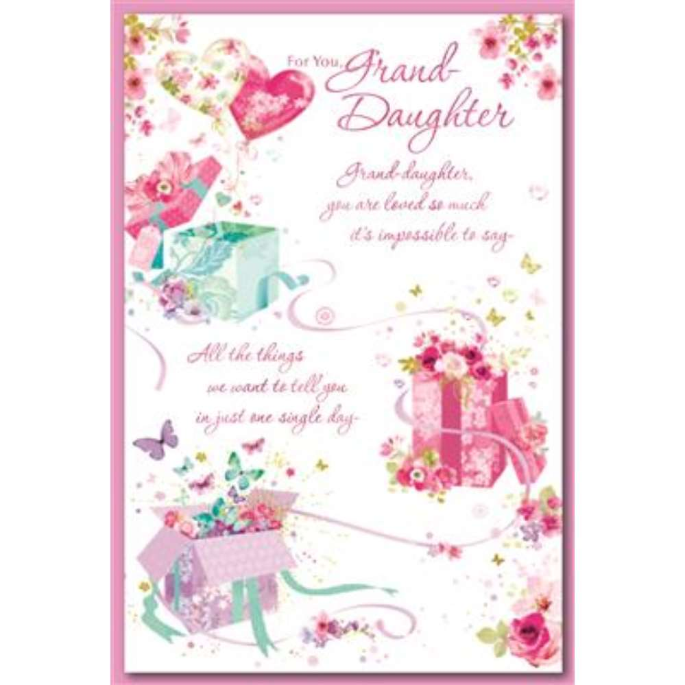Simon Elvin C75 Birthday Granddaughter 6pk