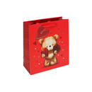 Eurowrap 12-pack of medium gift bags featuring cute bear design, perfect for wrapping presents and special occasions.