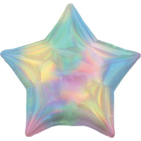 Anagram Pastel Rainbow 18" Star Foil Balloon