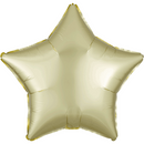 Anagram Foil Balloon Satin Pastel Yellow Star 18"