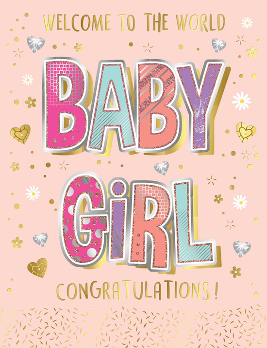 Regal 6 Pack Cards S8 Everyday New Born Hearts