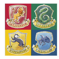 Harry Potter Houses Luncheon Napkins 16pk