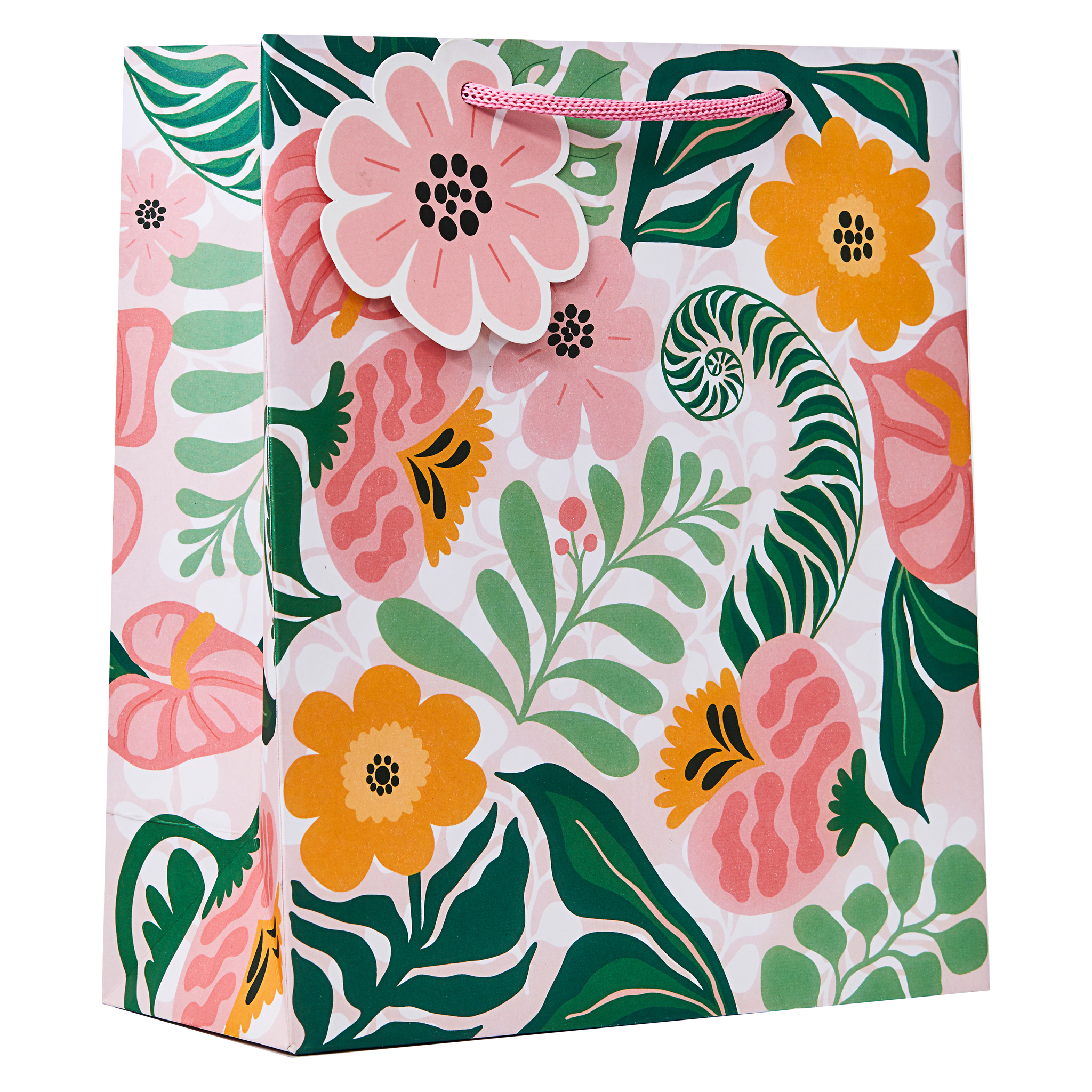 Partisan 6 Pack Gift Bag Modern Flora Medium