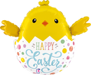 Easter Egg Chick 24" Foil Balloon