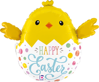 Easter Egg Chick 24" Foil Balloon