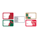 Eurowrap 50 Pack Gift Tag Stickers Contemp