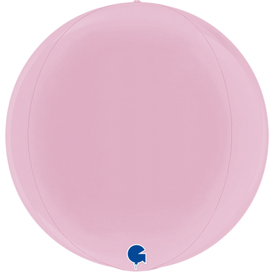 Grabo Pastel Pink Globe 15" Foil Balloon