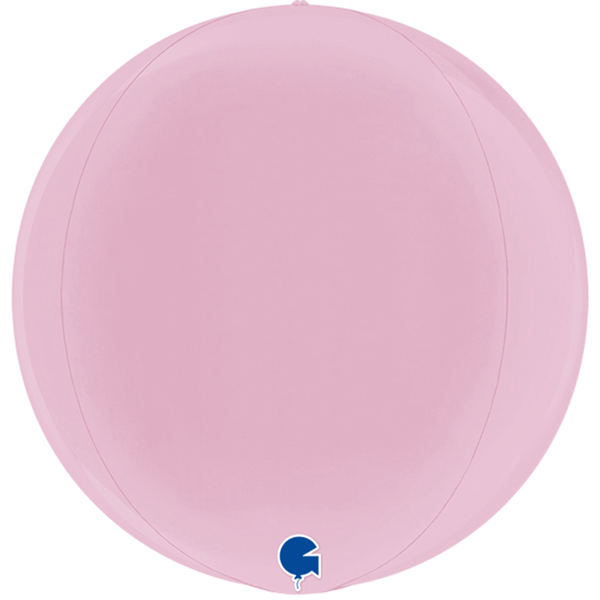 Grabo Pastel Pink Globe 15" Foil Balloon