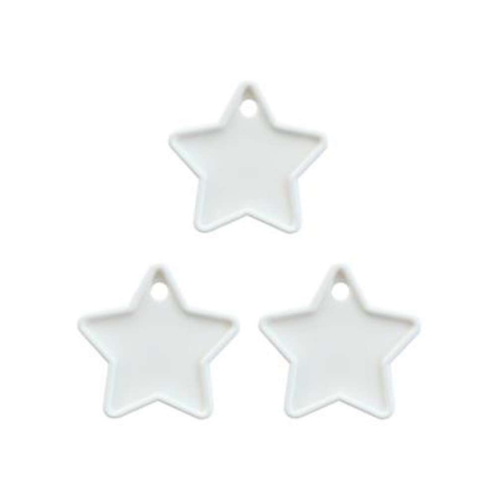 Sear 25 Pack Balloon Weight Star White 40g