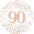 Oaktree Sparkling Fizz 90 Rose Gold 18" Foil