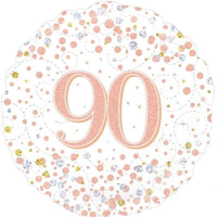 Oaktree Sparkling Fizz 90 Rose Gold 18" Foil