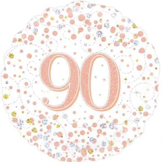 Oaktree Sparkling Fizz 90 Rose Gold 18" Foil